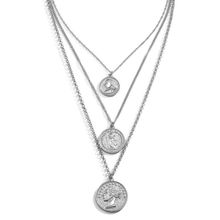 Многослойное колье "Монеты" (арт. 83395-9)