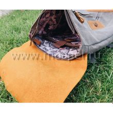 Рюкзак тканевый Ginger Bird Хог серый