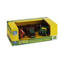 Tomy John Deere Приключения трактора Джонни и лошади на ферме