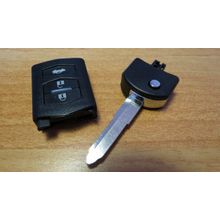 Корпус складного ключа для Мазда, 3 кнопки, оригинальный стиль (km015)