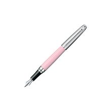 4799.080 - Ручка перьевая LEMAN розовый лак покрытие родий, колпачок с насечками