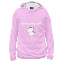 Худи Я-МАЙКА Amazing girl cat