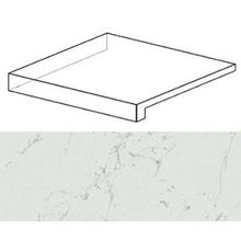 Atlas Concorde Marvel Stone Marvel Carrara Pure Scalino Angolo Sx ATEC ступень угловая 330 мм*330 10 мм