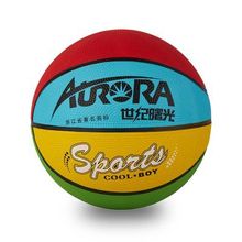 Мяч баскетбольный AURORA Sports, размер 4 , материал-резина, мултиколор