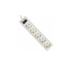 Сетевой фильтр Defender Surge protector ES, 5 м, белый, 5 евро-розеток, упак коробка