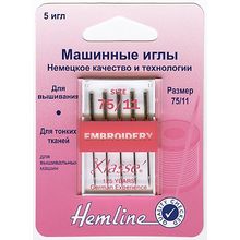 Hemline Машинные иглы - вышивальные