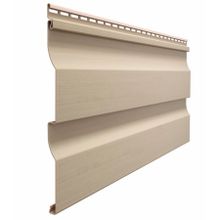 ДЁКЕ Премиум сайдинг крем-брюле (3,6х0,23м)   DOCKE Premium корабельный брус сайдинг виниловый крем-брюле (3,6х0,23м=0,84 кв.м.)