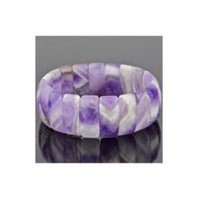 Бусики-Колечки Браслет Аметист "Энигма" арт. бНАМ-15(25-10)-18-1