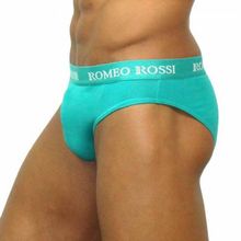 Romeo Rossi Трусы-брифы с широкой резинкой (L   синий)