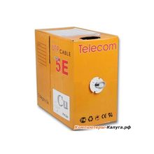 Кабель Telecom CU FTP 4 пары кат. 5e &lt;TC1000C5EN(CU) Outdoor solid&gt;(бухта 305м)   (Медный)