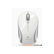 Мышь (910-002740) Logitech Wireless Mini Mouse M187, White