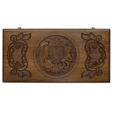 Нарды резные "Герб Армении" 60