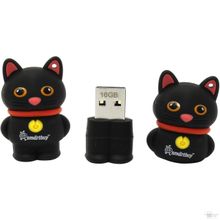 Smart buy Smartbuy USB Drive 16Gb Wild series Cat Black SB16GBCatK