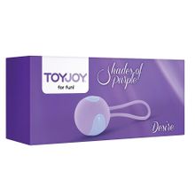 Toy Joy Сиреневый вагинальный шарик DESIRE KEGEL BALL