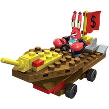 Mega Bloks Губка Боб Гонщик мистер Крабс