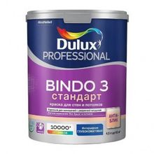 Краска для стен и потолков Dulux Professional Bindo 3 глубокоматовая база BW 1 л.