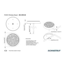 Scanstrut Беспроводное зарядное устройство водонепроницаемое Scanstrut ROKK Wireless SC-CW-03E 12 24 В устанавливается на поверхность