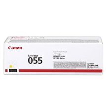 Картридж лазерный CANON (055Y) для LBP663 664 MF742 744 746, желтый, оригинальный, ресурс 2100 страниц, 3013C002