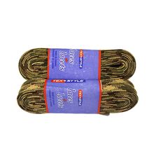 Tex Style Шнурки для коньков с пропиткой W930, пара, хаки 2,44 м