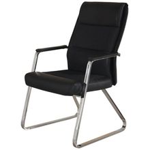 Конференц-кресло Easy Chair 811 VPL черное (экокожа металл хромированный)