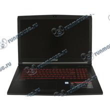 Ноутбук MSI "GL72M 7RDX-1485XRU" (Core i7 7700HQ-2.80ГГц, 8ГБ, 1000ГБ, GFGTX1050, LAN, WiFi, BT, WebCam, 17.3" 1920x1080, FreeDOS), черный [142268]