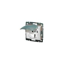 Legrand Valena Розетка 2К+З с крышкой  IP44, белый (774220)