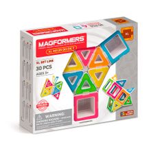 Магнитный конструктор MAGFORMERS XL Neon 30 set