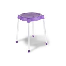 Слайн Табурет SHT-S36 фиолетовый серый
