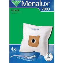Menalux Menalux 7003  синтетические пылесборники для пылесосов Zelmer (49.4200) (7003 мешки zelmer 49.4200)