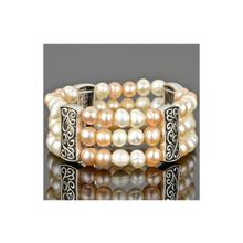 Бусики-Колечки Браслет Жемчуг "Мадам" арт. бП2693