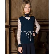 Luminoso для девочки синий с декоративным шнурком