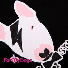 Толстовка для собак ForMyDogs с капюшоном черная 159SS-2015 BL