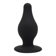 Черная большая анальная пробка Adrien Lastic SileXD 10,2см