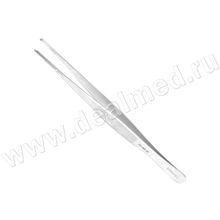 Пинцет хирургический 1х2 зубый 200мм, Medicor, Венгрия