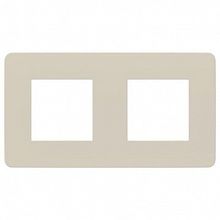 Рамка 2 поста UNICA STUDIO, шампань |  код. NU280424 |  Schneider Electric
