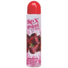 Topco Sales Вкусовой лубрикант с ароматом малины Sex Sweet Lube - 197 мл.