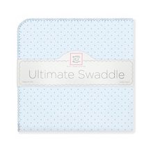 SwaddleDesigns Fresh Pastel Polka Dots пастельно-голубая