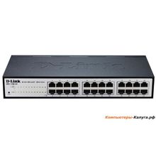 Коммутатор D-Link Switch DES-1100-24  24 ports compact 11” EasySmart switch