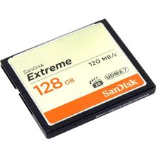 Карта памяти  SanDisk Extreme  SDCFXSB-128G-G46    CompactFlash Card 128Gb