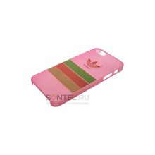 Накладка матовая adidas для iPhone 5 розовая 00022489