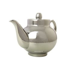 Чайник заварочный керамический "под серебро" для самовара