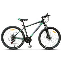 26" STELS Navigator-500MD 2017 (21ск, стал, аморт.вилка, диск, Microshift  Power Power Kangye)(V030, рама 16", черный синий)