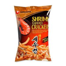 Nongshim Shrimp Flavoured Cracker Hot and Spicy Чипсы острые со вкусом креветок, 75 г