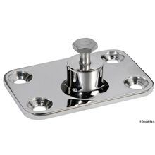 Osculati Bulkhead mount support AISI316 48x73 mm Thread M6, 46.404.01