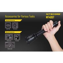 NiteCore NiteCore mt40gt - поисковый фонарь с возможностью тактического применения