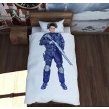 Постельное белье из сатина Спецназовец селфи Евро NEWTONE 46117