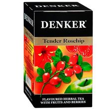 Denker Тендер Роузхип травяной с шиповником, яблоком и малиной (20 пак.)