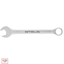 Stels Ключ комбинированный, 27 мм, CrV, матовый хром Stels