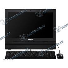 Моноблок MSI "Pro 16T 7M-009RU" (Celeron 3865U-1.80ГГц, 4ГБ, 500ГБ, HDG, LAN, WiFi, BT, WebCam, 15.6" 1366x768 сенсор., FreeDOS) + клавиатура + мышь [140317]