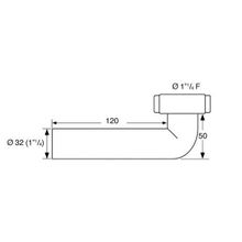 Barka Сток угловой из пластмассы Barka PE1432 32 мм